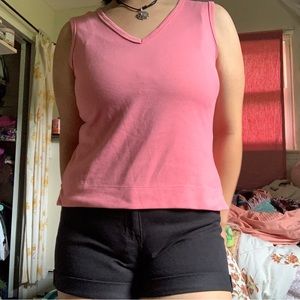 Pink tank top
